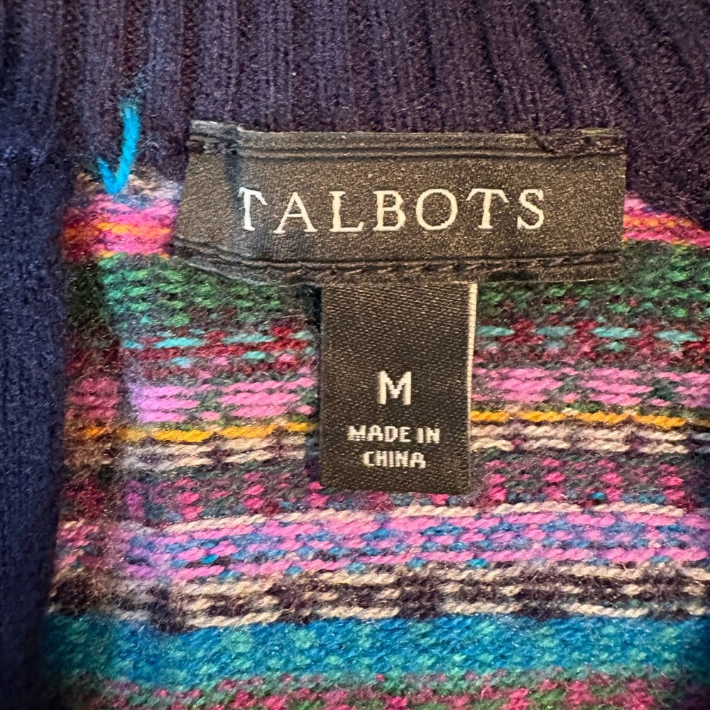 Talbots Patterned Sweater - Picture 4 of 4